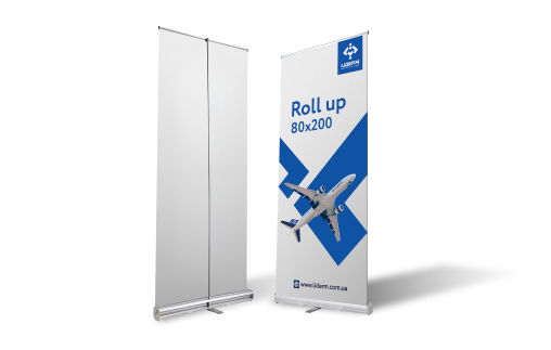 Мобільний стенд ролл-ап Premium 80x200 см