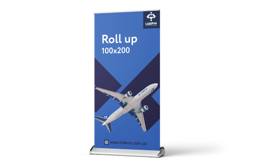 Мобильный стенд ролл-ап Lux 100x200 см