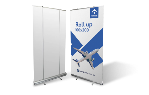 Мобильный стенд ролл-ап Premium 100х200 см