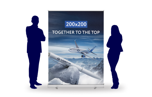 Мобільний стенд ролл-ап Premium 200х200 см